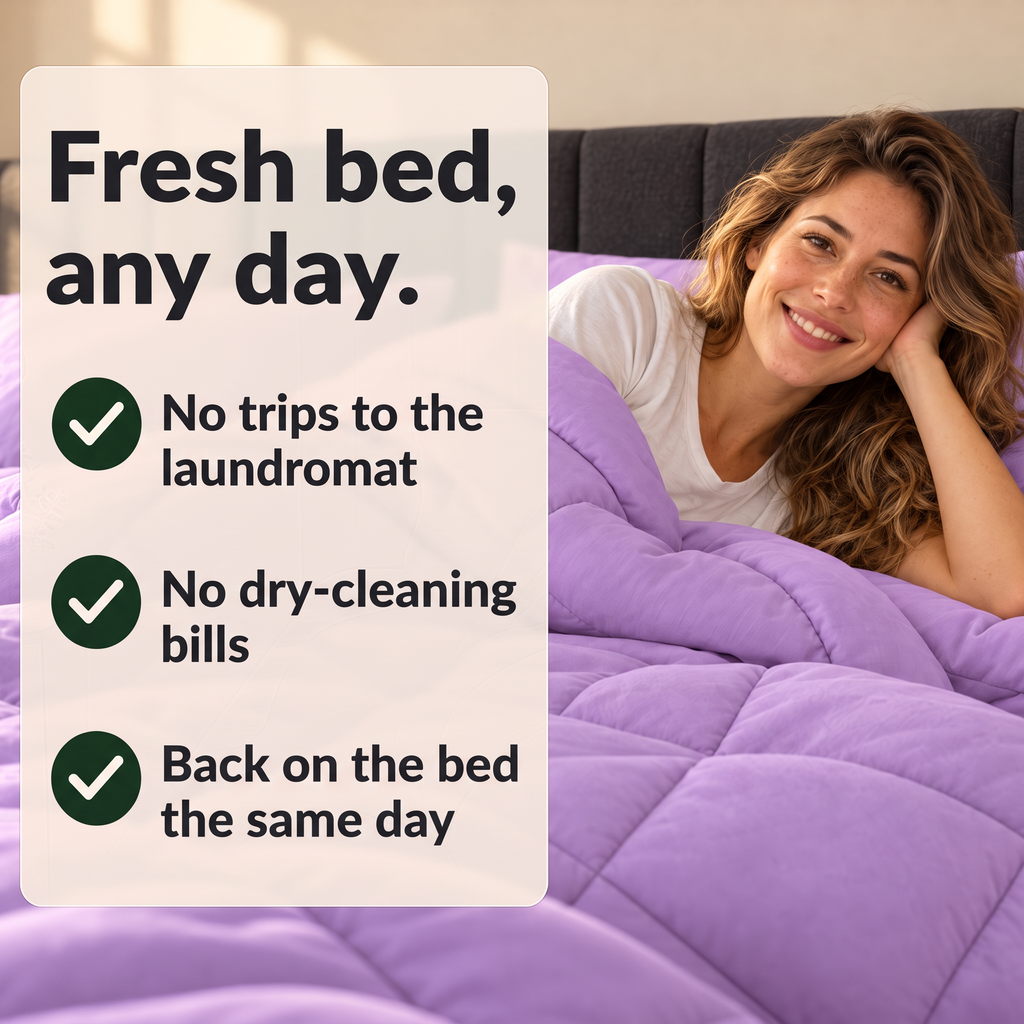 EasyComfort™ All-in-One Comforter: Machine Washable at Home, No Duvet Cover Needed