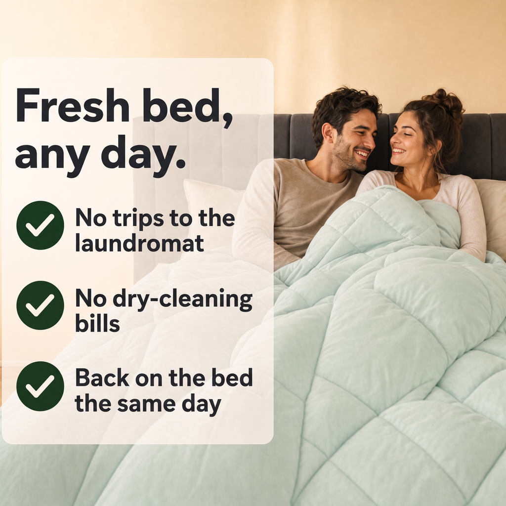 EasyComfort™ All-in-One Comforter: Machine Washable at Home, No Duvet Cover Needed