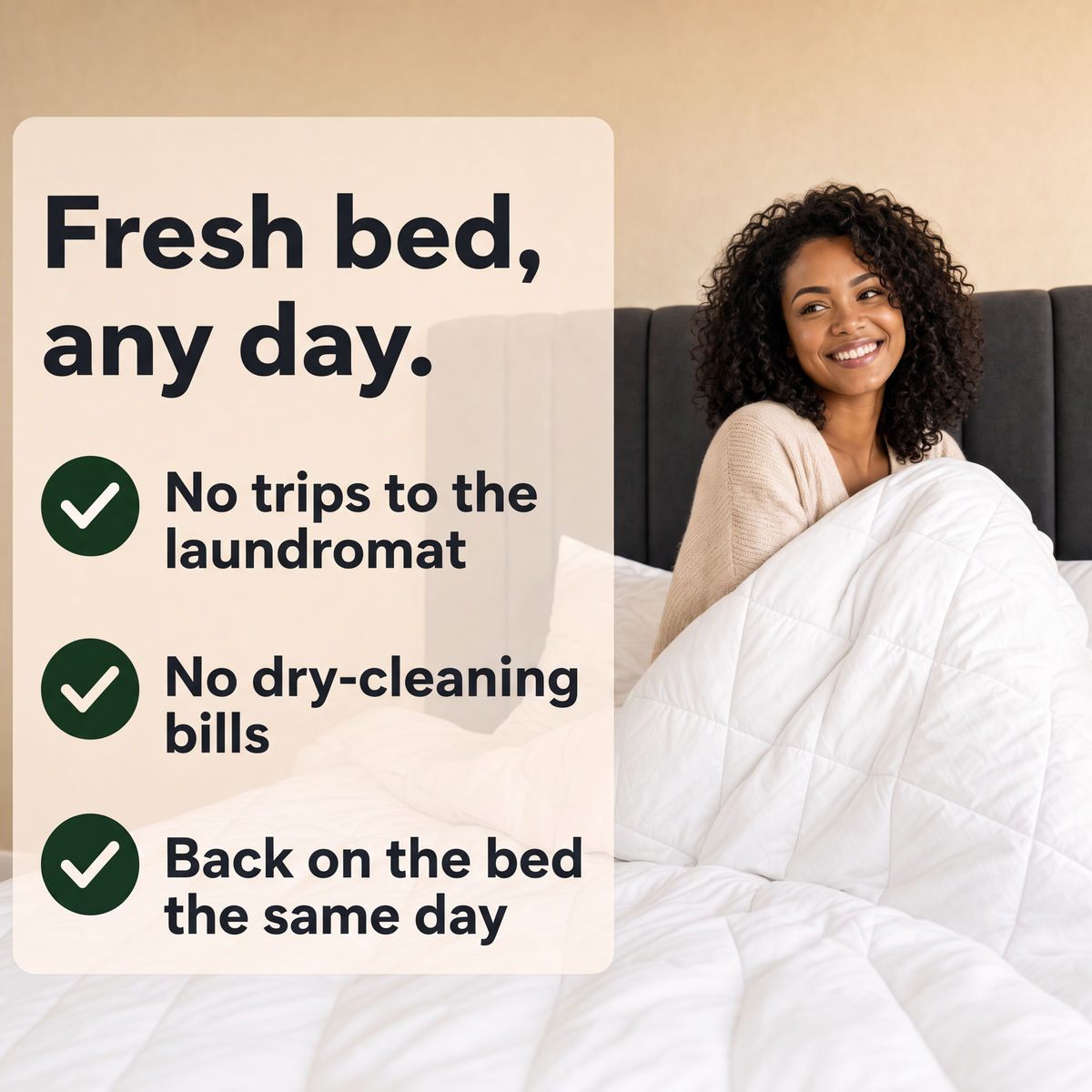EasyComfort™ All-in-One Comforter: Machine Washable at Home, No Duvet Cover Needed