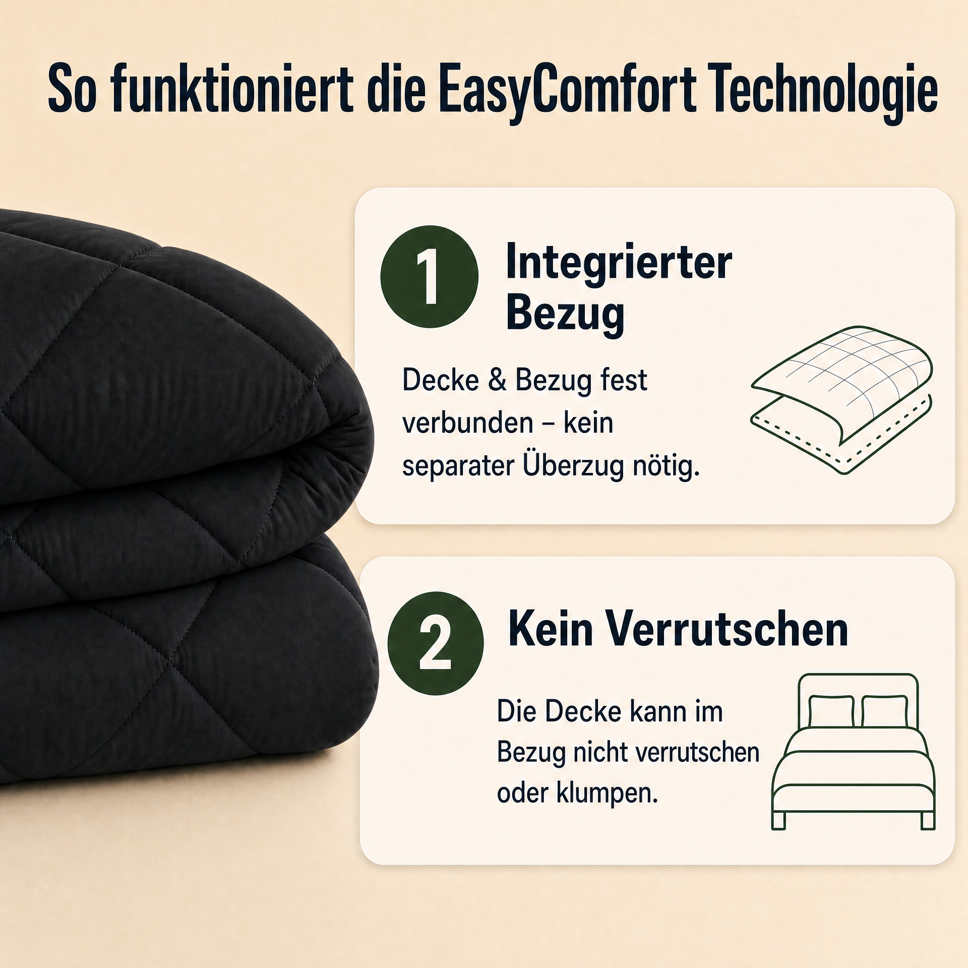 EasyComfort™ 2-in-1 Coverless Comforter