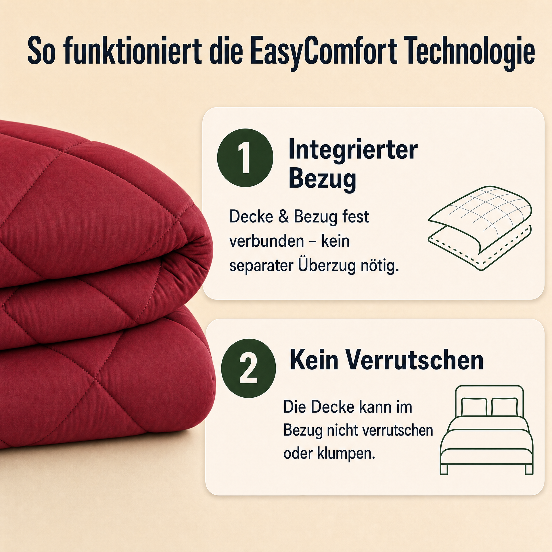 EasyComfort™ 2-in-1 Coverless Comforter