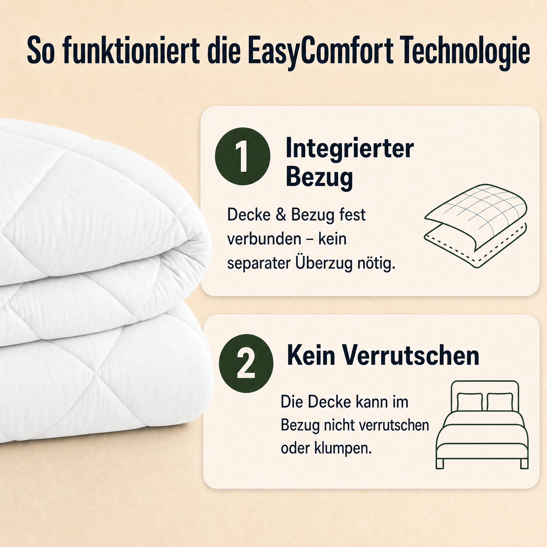 EasyComfort™ 2-in-1 Coverless Comforter