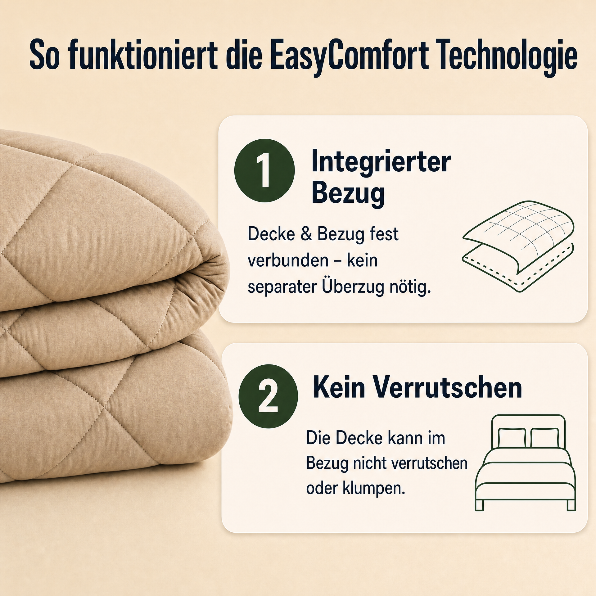EasyComfort™ 2-in-1 Coverless Comforter