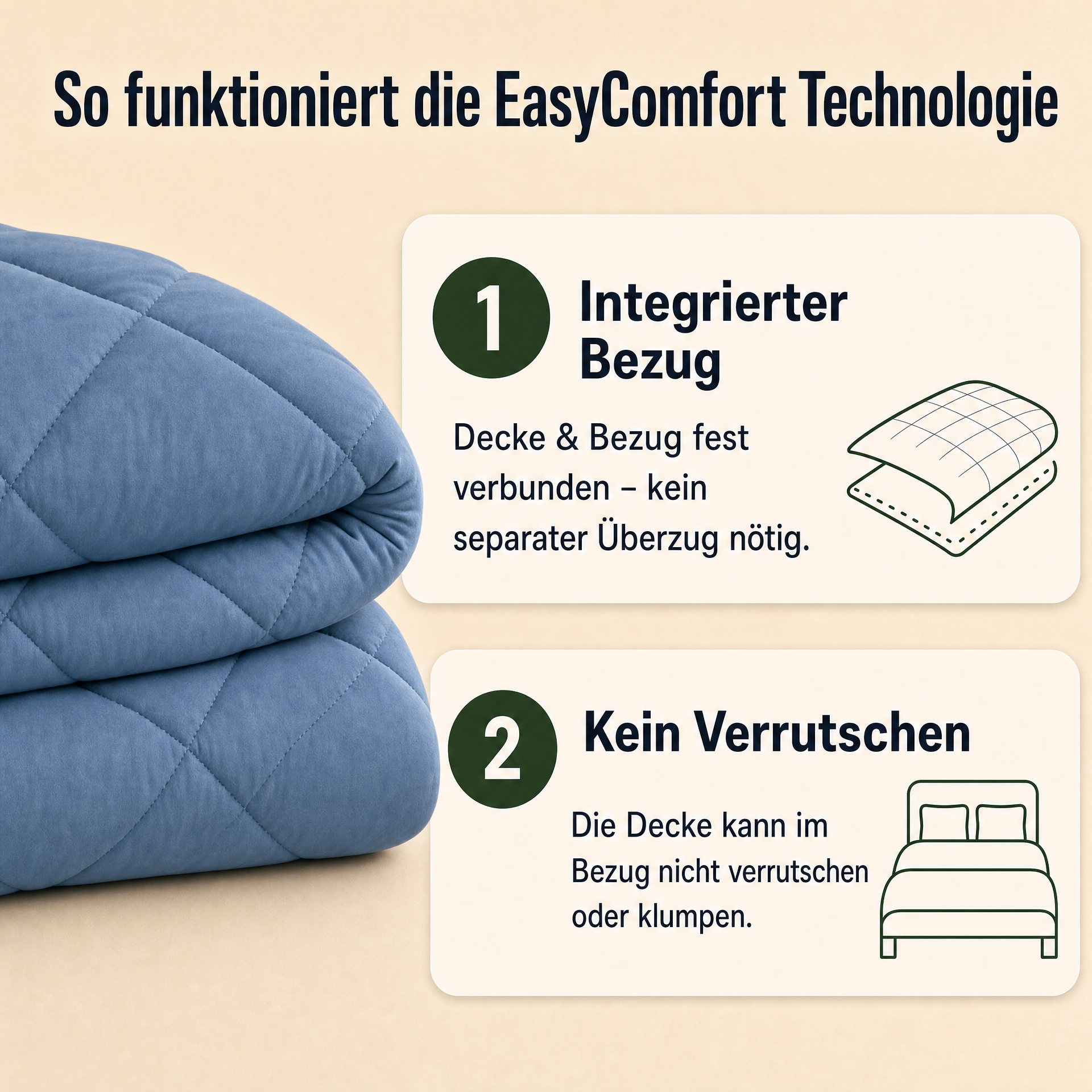 EasyComfort™ 2-in-1 Coverless Comforter