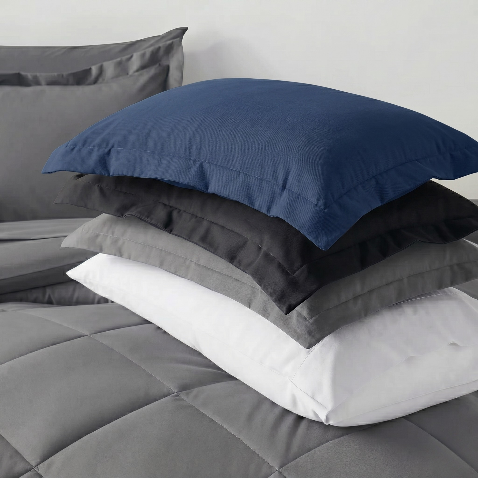 2 Pillowcases (matching comforter color)