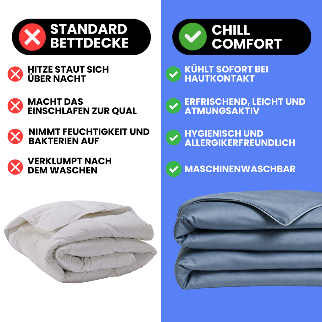ChillComfort™ kühlende Bettdecke