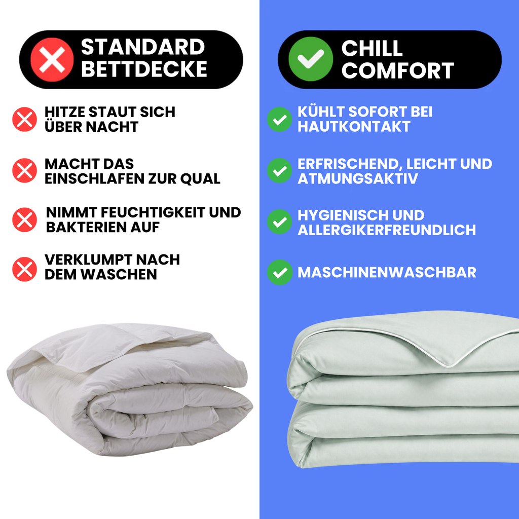 ChillComfort™ kühlende Bettdecke