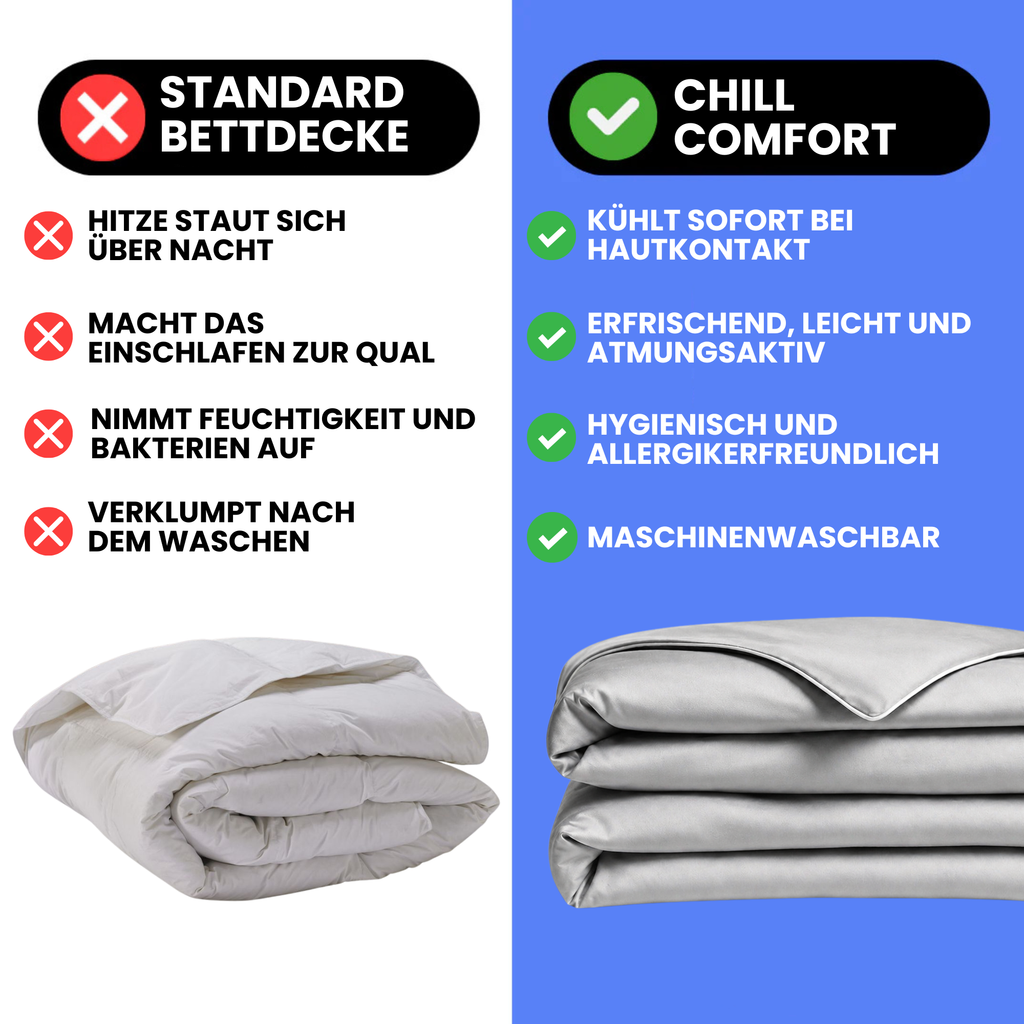 ChillComfort™ kühlende Bettdecke