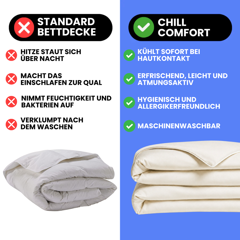 ChillComfort™ kühlende Bettdecke
